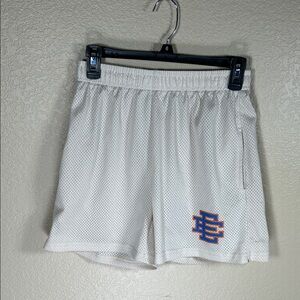 Eric Emanuel White Mesh Athletic Shorts